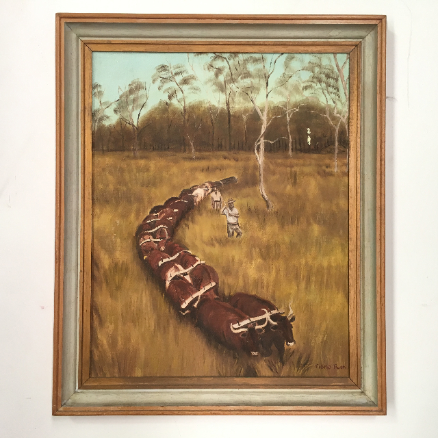 ARTWORK, Landscape (Medium) - Bullock Train